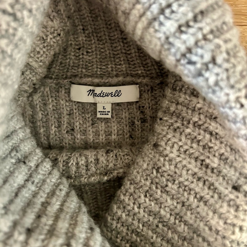 Madewell Donegal Mercer Turtleneck Sweater in Coziest Yarn - Picture 9 of 11